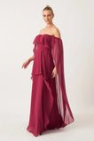 ANA VARGAS - Vestido Longo Mirah Vinho