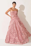 ANA VARGAS - Vestido Longo Ariana Rose
