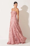 ANA VARGAS - Vestido Longo Ariana Rose