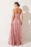 ANA VARGAS - Vestido Longo Ariana Rose