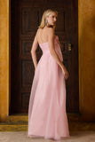 AGILITÀ - Vestido Longo Seda Laço Decote Rose