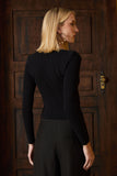 AGILITÀ - Blusa Ziper Manga Longa Preto