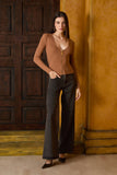 AGILITÀ - Blusa Ziper Manga Longa Camel