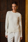 AGILITÀ - Blusa Tricot Pelucia OFF White