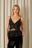 FABULOUS AGILITÀ - Blusa Marion Renda Preto