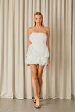 FABULOUS AGILITÀ - Vestido Curto Nina Balone OFF White