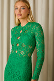 FABULOUS AGILITÀ - Vestido Longo Renata Guipir Green
