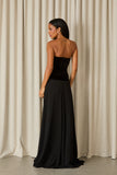 FABULOUS AGILITÀ - Vestido Longo Maju Veludo Preto