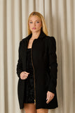FABULOUS AGILITÀ - Vestido Curto Elisa Veludo C/ Cristal Preto