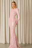 FABULOUS AGILITÀ - Vestido Longo Lindsay Paete Rose