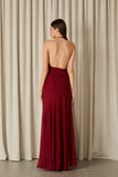 FABULOUS AGILITÀ - Vestido Longo Yolanda Tule Dark Red