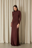 FABULOUS AGILITÀ - Vestido Longo Joanne Pregas Coffee