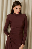 FABULOUS AGILITÀ - Vestido Longo Joanne Pregas Coffee