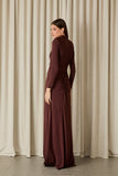 FABULOUS AGILITÀ - Vestido Longo Joanne Pregas Coffee