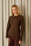 AGILITÀ - Blusa Ayla Tricot Coffee
