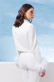 AGILITÀ - Casaco Manga Plumas OFF White - Verão 27