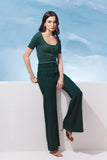 AGILITÀ - Calça Pantalona Nervura Verde Alga