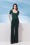 AGILITÀ - Calça Pantalona Nervura Verde Alga