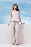 AGILITÀ - Blusa Basque Laço Decote Perola - Verão 27