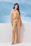 AGILITÀ - Camisa Mix Renda Areia - Verão 27