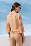 AGILITÀ - Camisa Mix Renda Areia - Verão 27