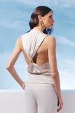 AGILITÀ - Blusa Detalhe Metal Costas Perola - Verão 27