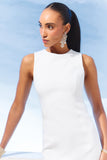 AGILITÀ - Vestido Midi Barra Boa OFF White - Verão 27