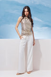 AGILITÀ - Blusa Tule Gold Ouro