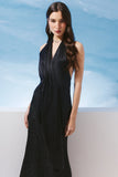 AGILITÀ - Blusa Drape Faixa Preto - Verão 27