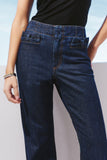 AGILITÀ - Calça Jeans Bolso Laço Jeans Escuro - Verão 27