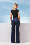 AGILITÀ - Calça Jeans Bolso Laço Jeans Escuro - Verão 27