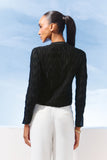 AGILITÀ - Casaco Tricot Laços Preto - Verão 27