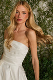 FABULOUS AGILITÀ - Vestido Midi Lucy Acetinado OFF White - Verão 27