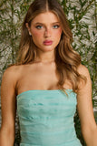 FABULOUS AGILITÀ - Vestido Longo Bruna Babado Azul - Verão 27