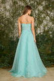FABULOUS AGILITÀ - Vestido Longo Bruna Babado Azul - Verão 27