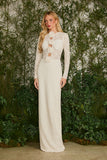 FABULOUS AGILITÀ - Vestido Longo Florence Flor OFF White