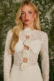 FABULOUS AGILITÀ - Vestido Longo Florence Flor OFF White