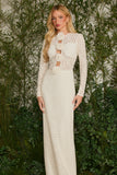 FABULOUS AGILITÀ - Vestido Longo Florence Flor OFF White