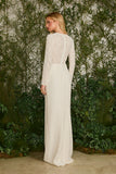 FABULOUS AGILITÀ - Vestido Longo Florence Flor OFF White