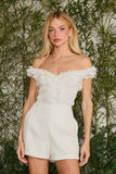 FABULOUS AGILITÀ - Short Pietra Tweed OFF White