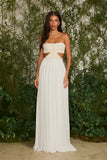 FABULOUS AGILITÀ - Vestido Longo Lola Crepe OFF White - Verão 27