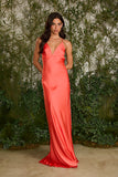 FABULOUS AGILITÀ - Vestido Longo Nadine Cetim Cora Capri - Verão 27