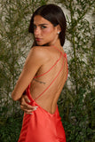 FABULOUS AGILITÀ - Vestido Longo Nadine Cetim Cora Capri - Verão 27