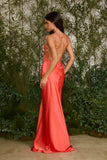 FABULOUS AGILITÀ - Vestido Longo Nadine Cetim Cora Capri - Verão 27