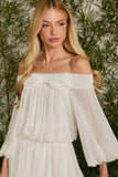 FABULOUS AGILITÀ - Vestido Melina Laço OFF White - Verão 27