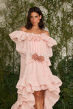 FABULOUS AGILITÀ - Vestido Curto Mabel Rosa Palm Beach - Verão 27