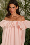 FABULOUS AGILITÀ - Vestido Curto Mabel Rosa Palm Beach - Verão 27