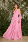 FABULOUS AGILITÀ - Vestido Longo Izabel Drapeado Rosa Bubble - Verão 27