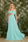 FABULOUS AGILITÀ - Vestido Longo Isabela Babado Azul - Verão 27