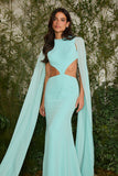 FABULOUS AGILITÀ - Vestido Longo Bianca Capa Azul Sardenha - Verão 27